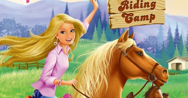 Barbie riding camp.
