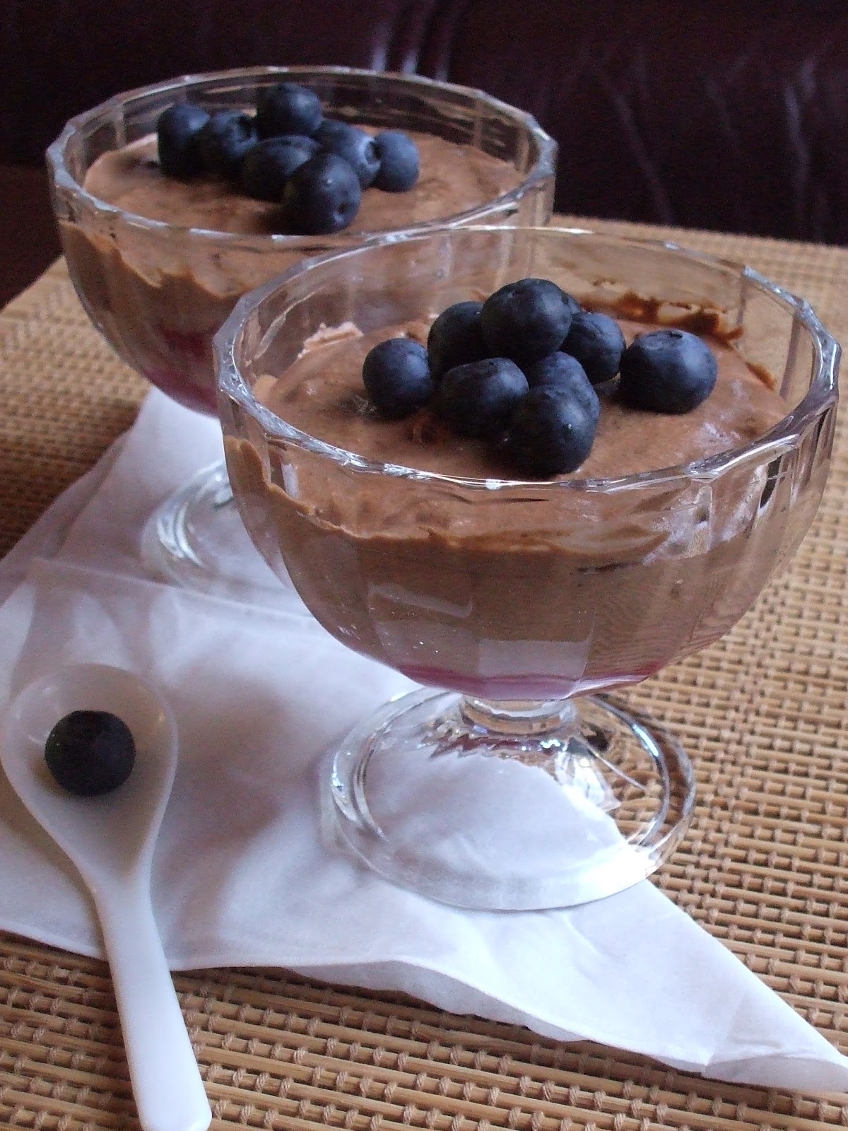 The Cupcake Ballroom: Chocolate Mousse with Raspberry Compote