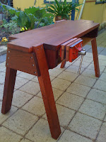 old woodwork bench