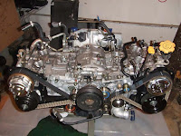 The legendary Subaru EJ boxer engine
