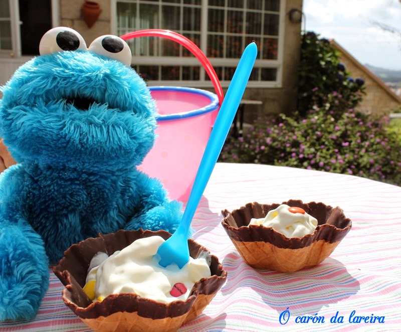 Helado de yogur griego