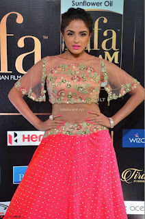 Asmita Sood in Pink skirt at IIFA Utsavam Awards 2017  Day 2  Exclusive 02