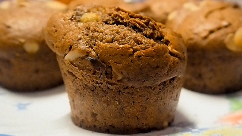 Muffins choco-banane, recette muffin, recette de muffins, muffins au chocolat, meilleurs muffins, pâte à muffin, muffin anglais, muffin top, idée petit déjeuner, idée goûter