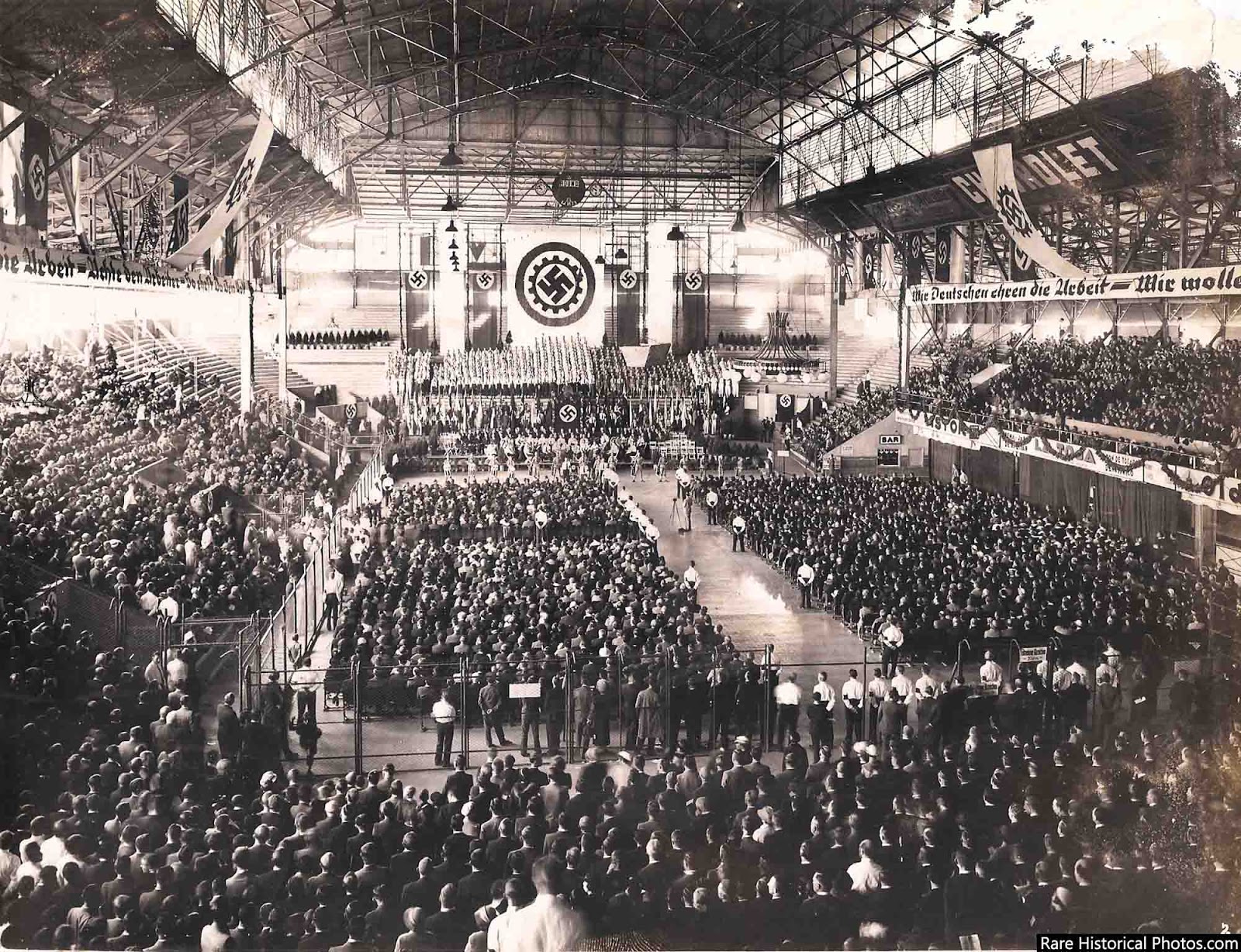 Nazi rally in Buenos Aires, April 10, 1938.