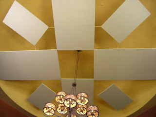 Acoustic Panels on the ceiling 