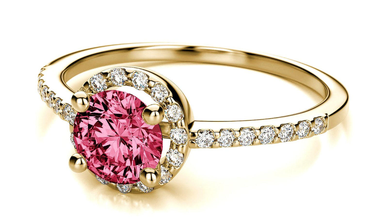 Pink Gold Diamond Rings - Pink Choices