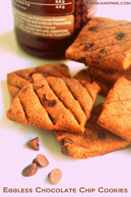 Eggless Chocolate Chip Cookies Recipe