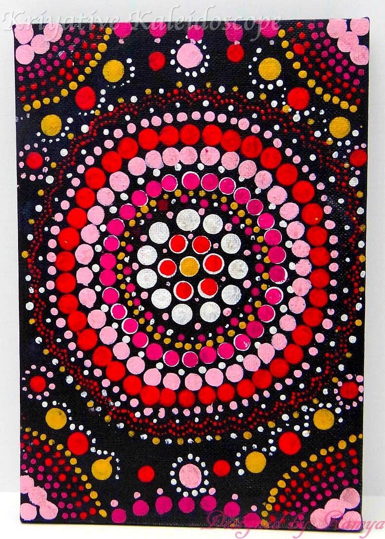 DOT PAINTING/ABORIGINAL ART KRIYATIVE KALEIDOSCOPE