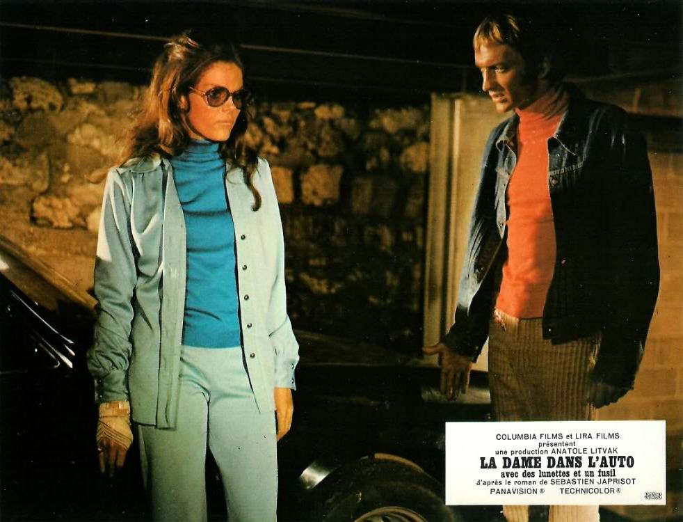 La Dame Dans L'auto Avec Des Lunettes Et Un Fusil Affiches - Photos d'exploitation - Bandes annonces: La dame dans l'auto