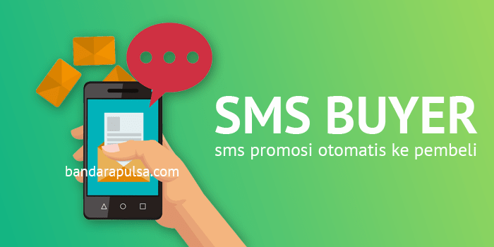 sms buyer promosi pulsa gratis ke pembeli