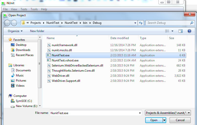 Automationplace Nunit Setup Environment in VisualStudio with Example
