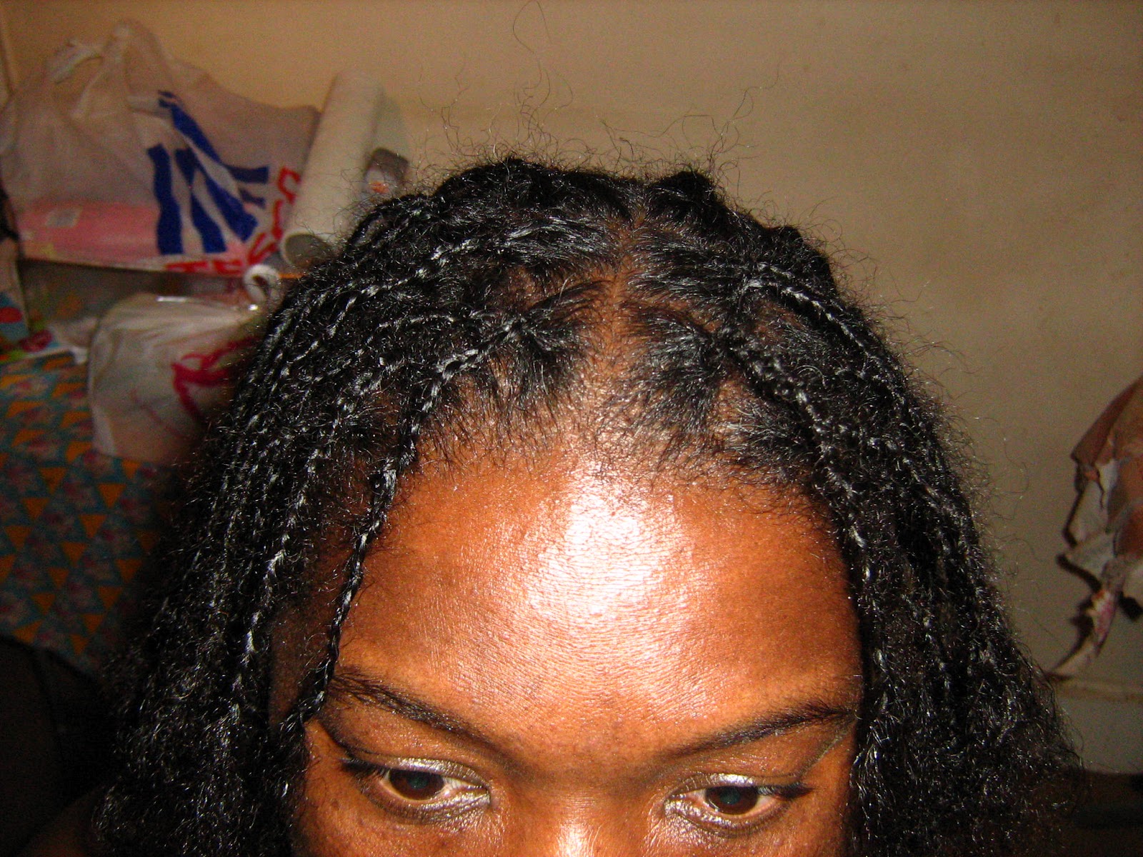 MINASEK: THE BLOW DRYING AND ALSO... THE MICRO BRAIDS