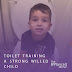 Toilet training a strong willed child