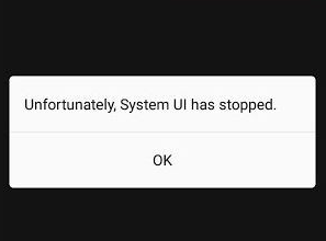 unfortunately system ui stopped working solution