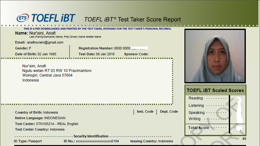 tes toeic 2018 dan jawabannya