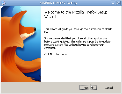 Install Mozilla Firefox Icon