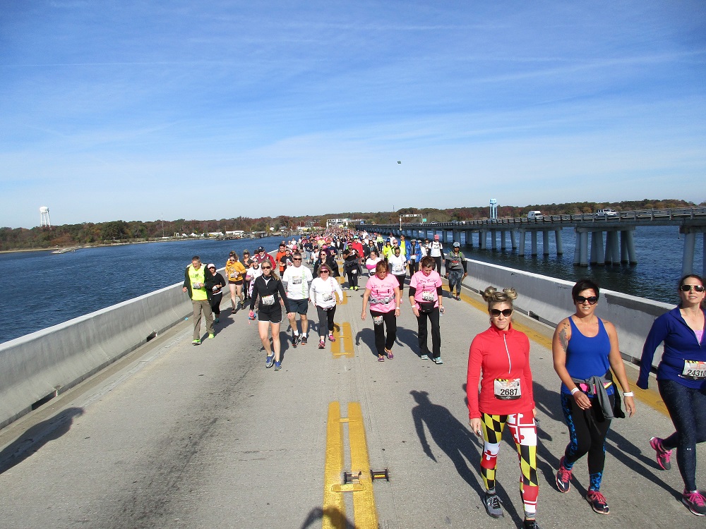 Heart and Sole Walking on Water The Chesapeake Bay Bridge 10K