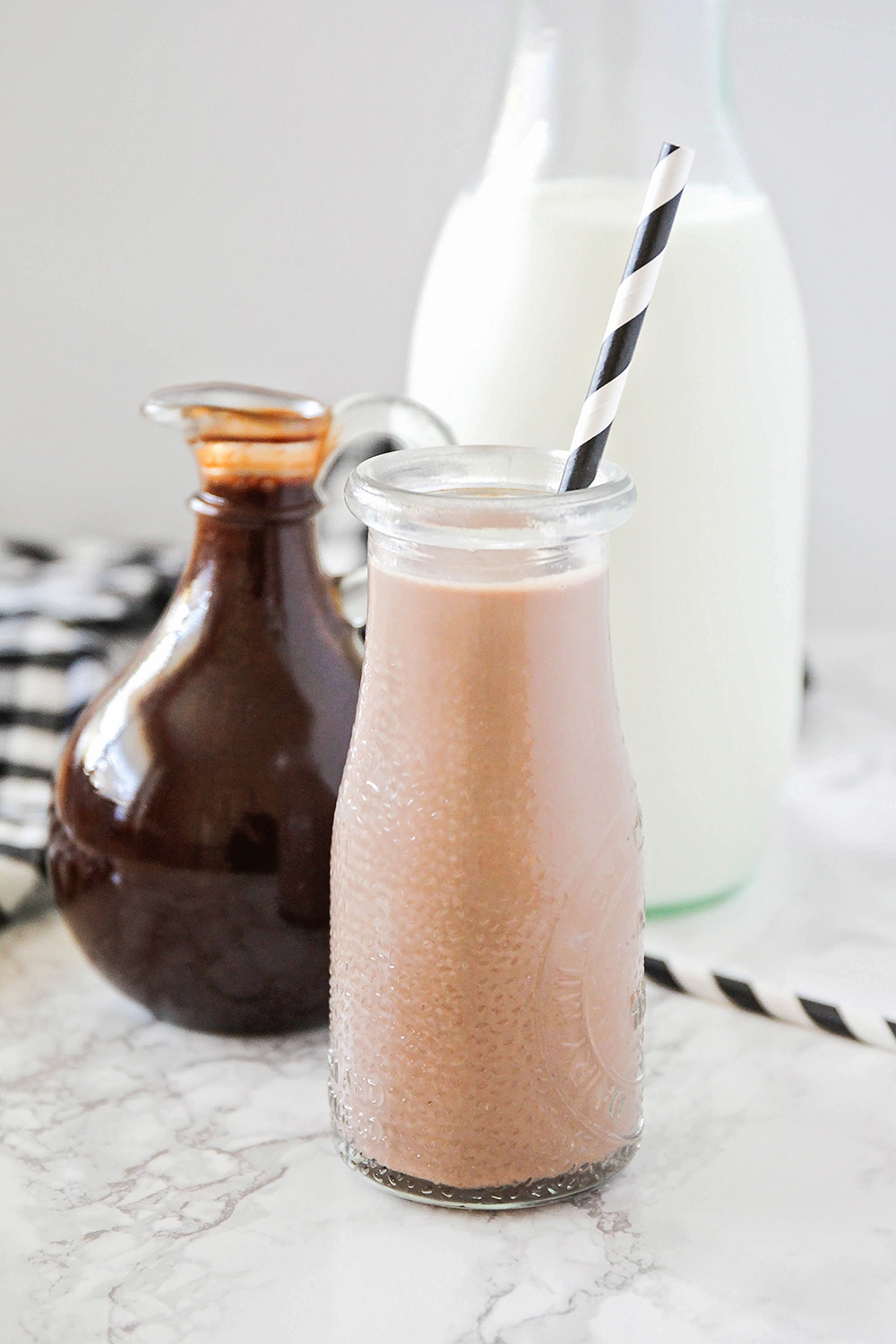 This homemade chocolate syrup is way better than store-bought, and perfect for everything from making chocolate milk to drizzling on waffles!
