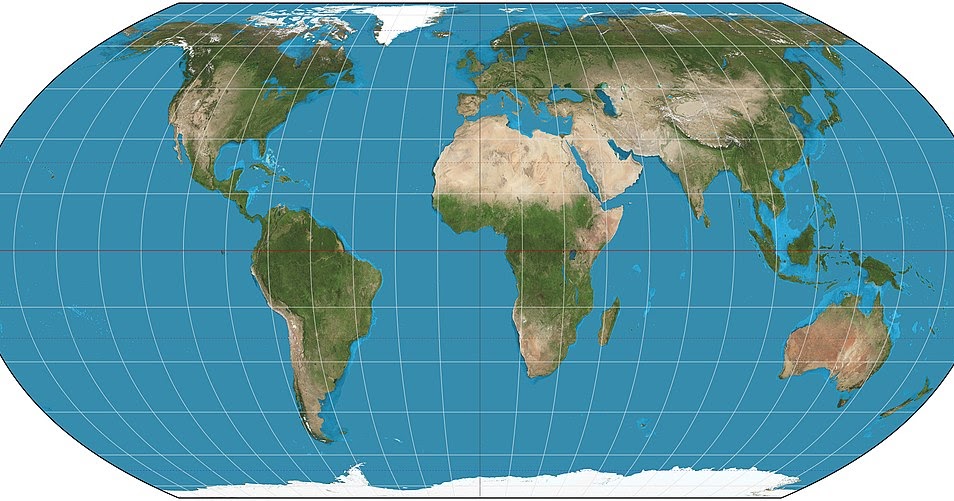 Cartographie numérique La projection Equal Earth, un bon compromis