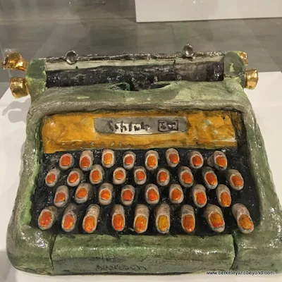 "Typewriter," 1965, Robert Arneson, at Berkeley Art Museum in Berkeley, California
