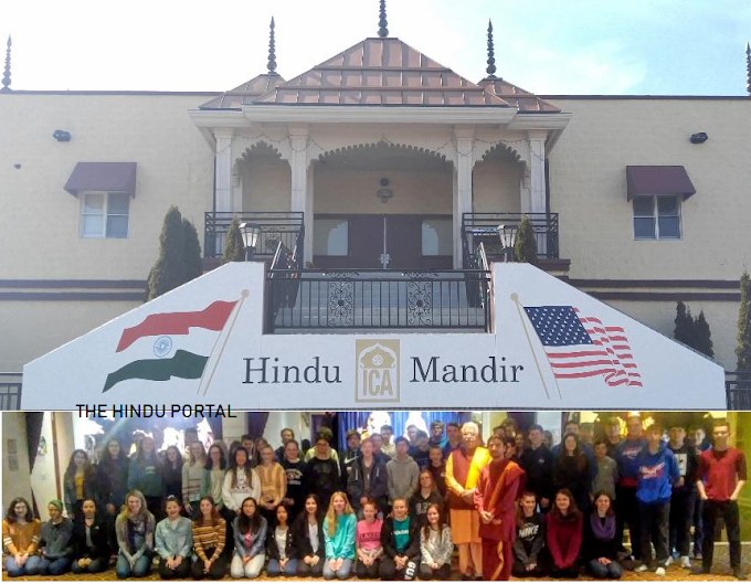 Chicago Lake High School Students visit temple to learn about Hinduism