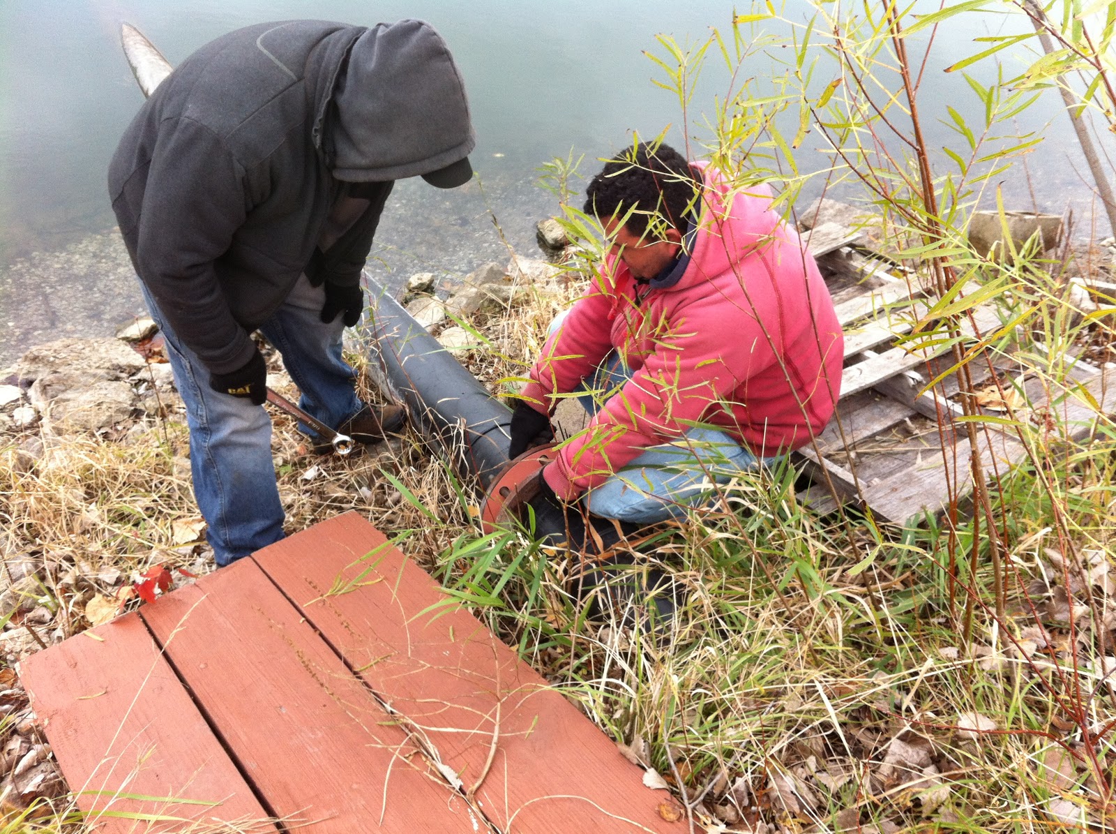 Lansing CC Grounds Update Irrigation Blowout