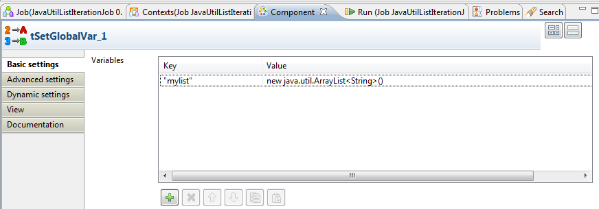 Bekwam Blog: Iterating Over a Java Collection with Talend Open Studio