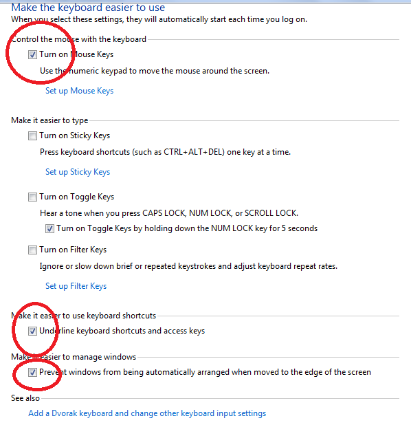 Use Keyboard As Mouse How to Set