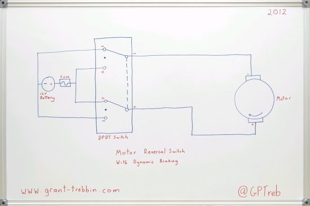 Motor Reversal Switch Dynamic Braking Wiring