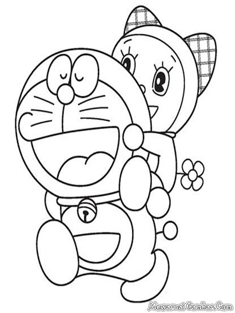 Doraemon Menggendong Adiknya Dorami