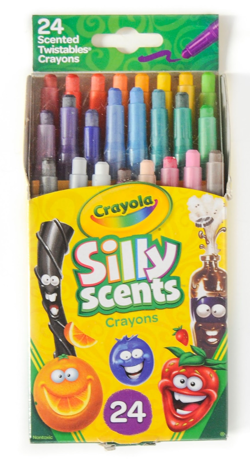 2017 Crayola Silly Scents Review Markers, Twistable Crayons & Colored Pencils, Slim Markers