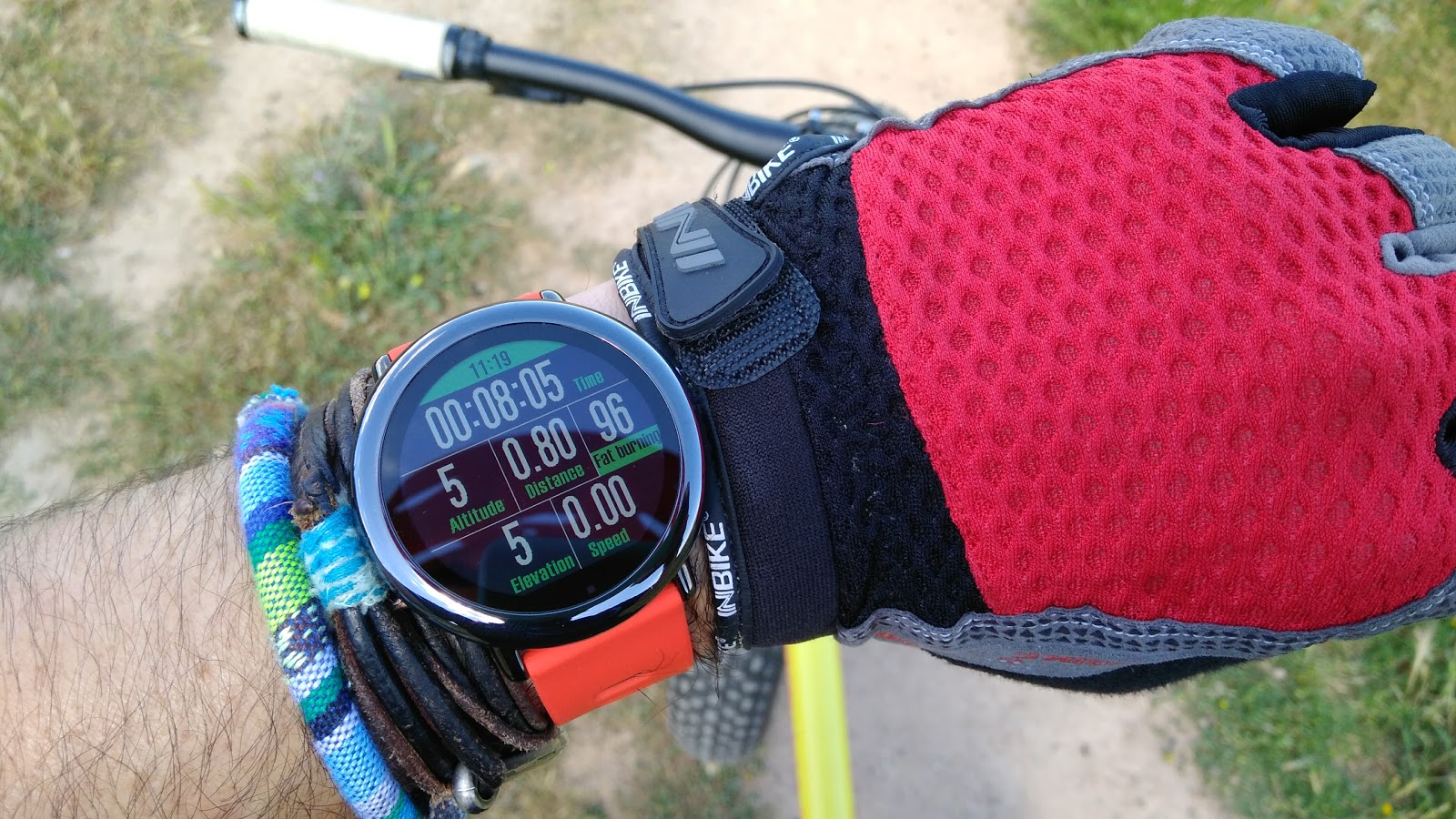 amazfit pace cycling