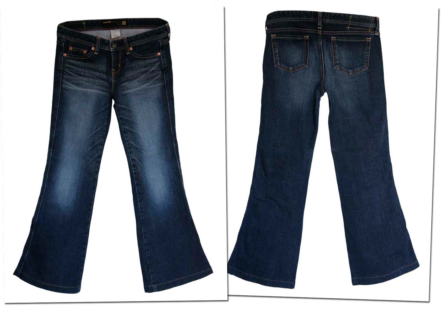 Andmoreagain Pharmacy GAP Premium Gold WIDE LEG Jeans Sz US 2 (26)