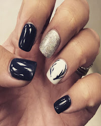 winter nail decorations colors neutral main