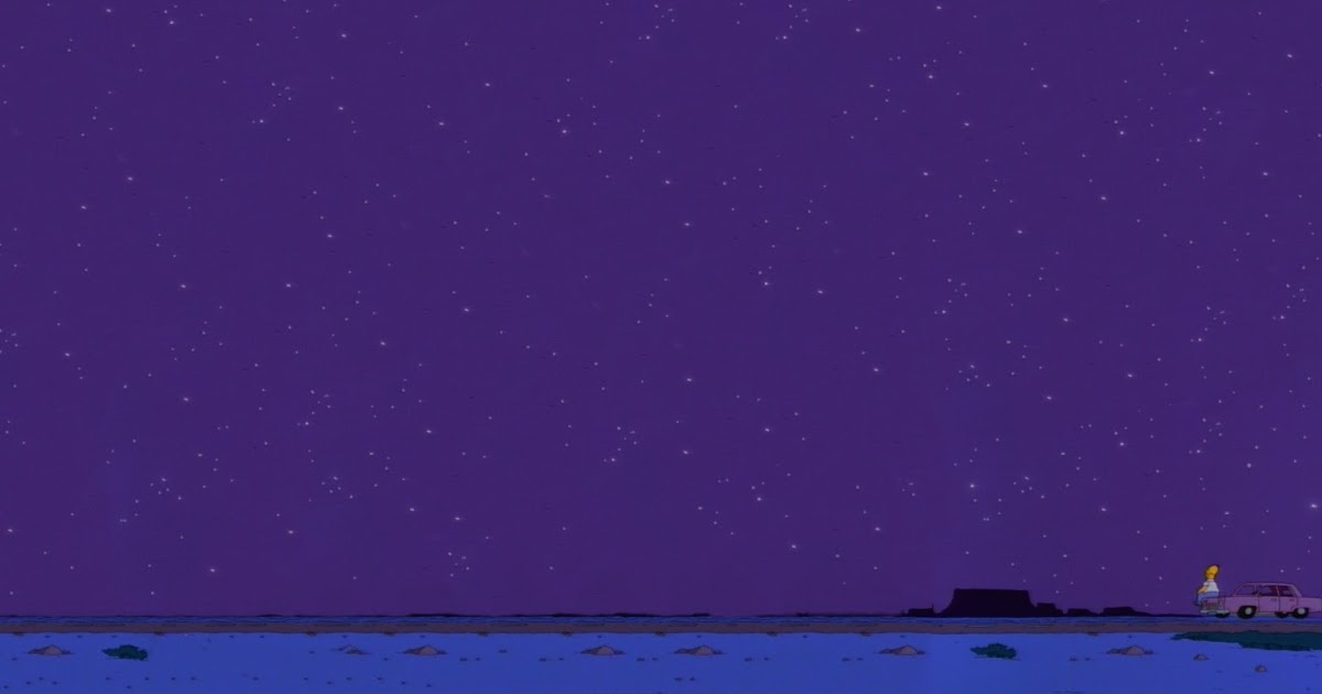 wppcentral get the best wallpapers first Homer staring at the night sky
