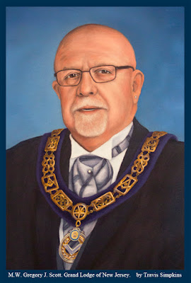 M.W. Gregory J. Scott. Past Grand Master. Grand Lodge of New Jersey. by Travis Simpkins