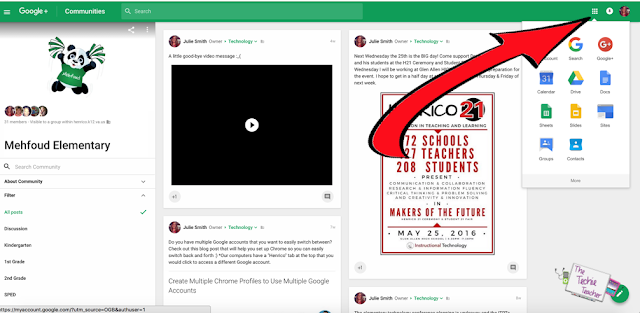 Using Google Plus Community for Staff Communication in Schools