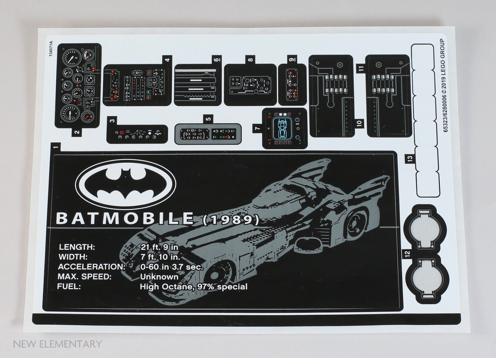 1989 Batmobile (LEGO DC Super Heroes - 76139) - Review - Brickonaute