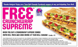 Taco Bell coupons april