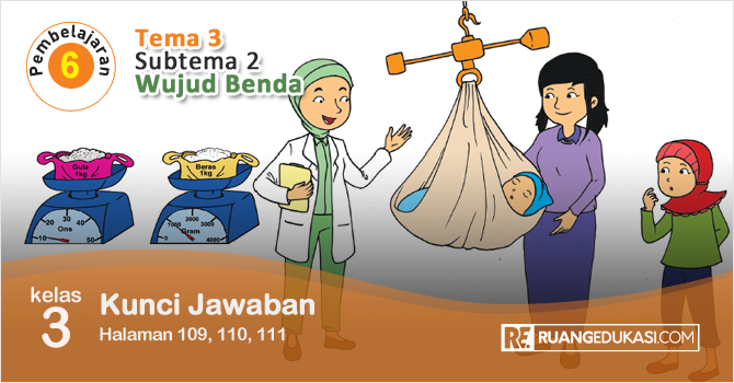 Kunci Jawaban Tema 3 Kelas 3 Halaman 109, 110, 111 Kunci Jawaban Tema 3 Kelas 3 Halaman 109, 110, 111