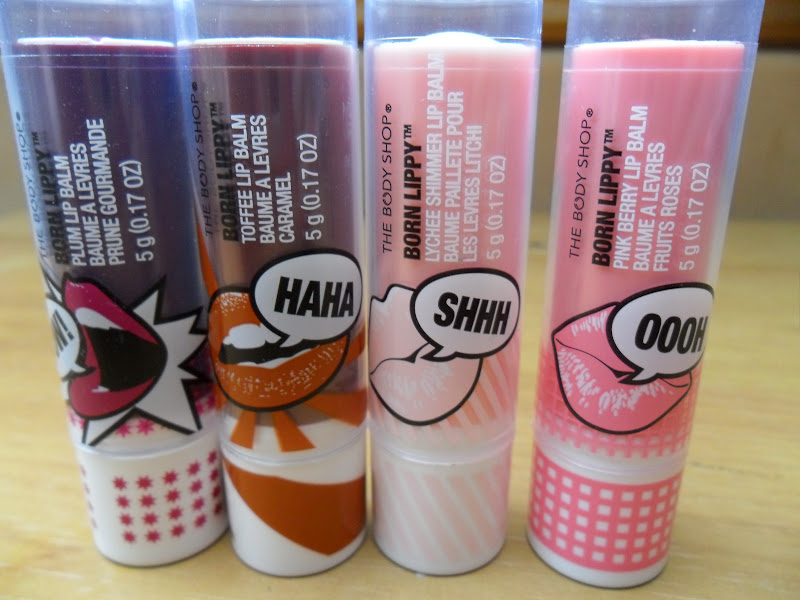 AllMadeUp21 The Body Shop's Born Lippy Lip Balm Sticks