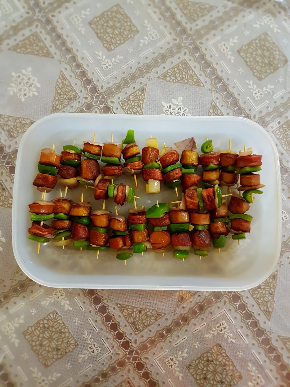 Tasty Pictures Sausage Skewers