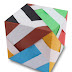 Origami White line cube instruction