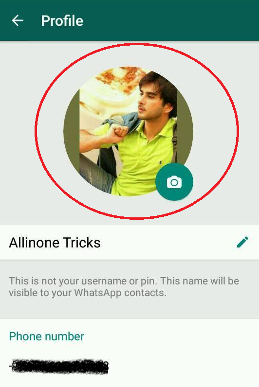 How To Set Whatsapp Profile Picture (DP) Without Crop. Allinone Tricks
