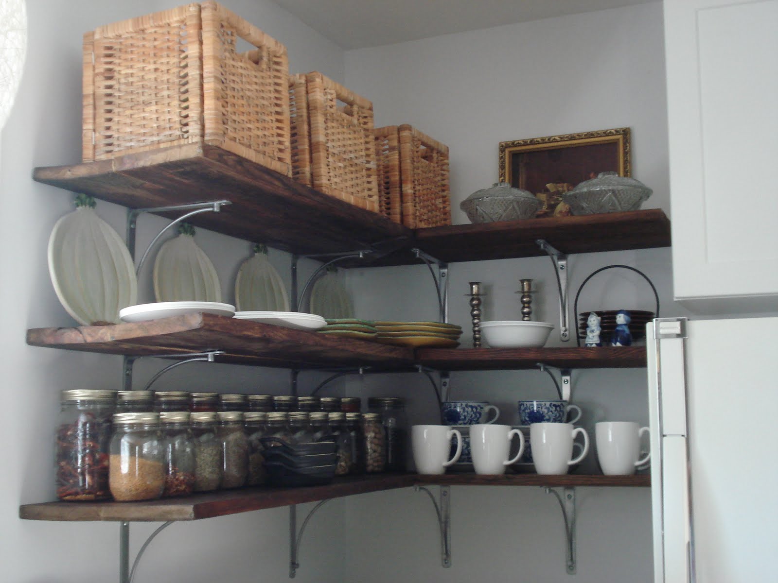 The faded tea rose Barn Board Kitchen