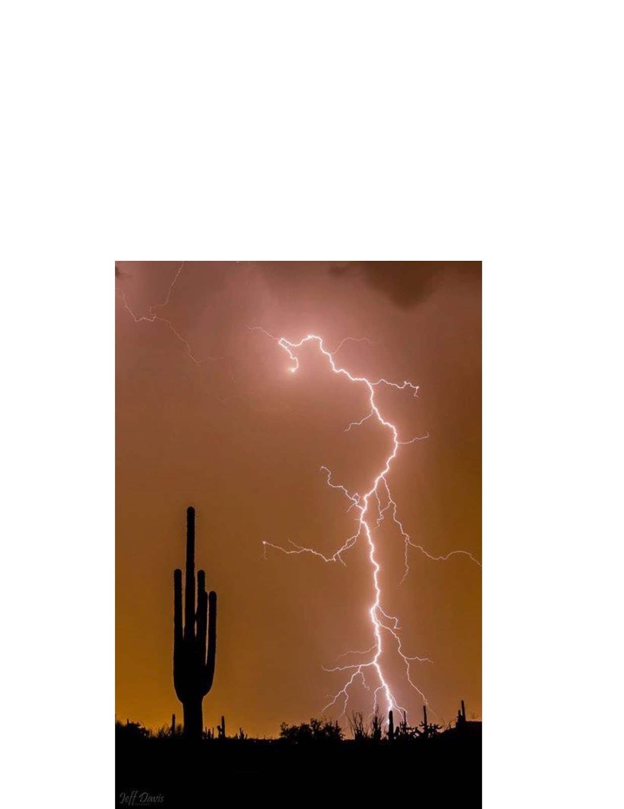 Storm in the Arizona Desert