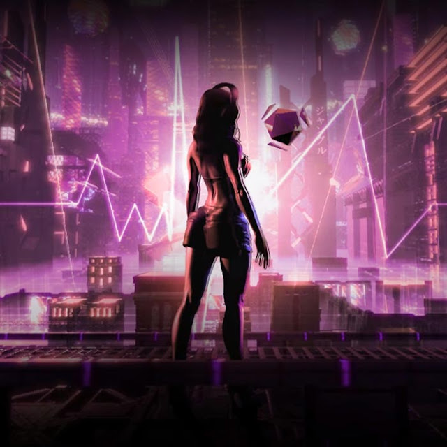 Cyberpunk Girl - Beats Fever RGB Aura Wallpaper Engine