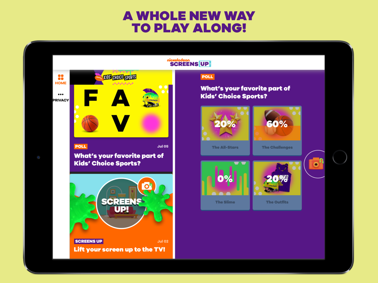 NickALive! Nickelodeon Launches New AR App 'Screens Up'