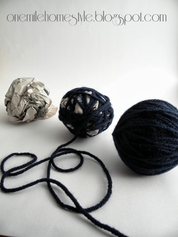 Easy Yarn Vase Filler