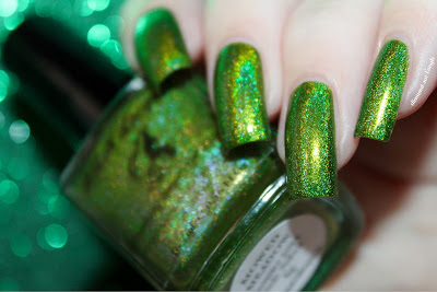 Swatch of the nail polish "Mowed Meadow" by F.U.N. Lacquer